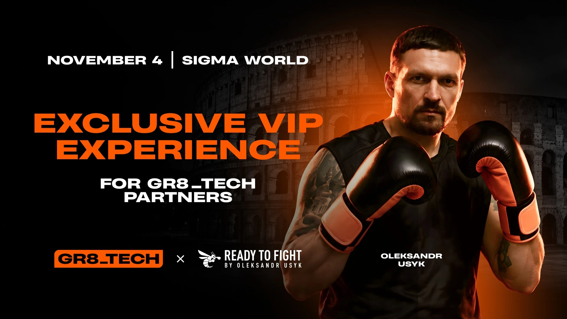Oleksandr Usyk To Join GR8_TECH For Private Partner Experience At SiGMA World 2026