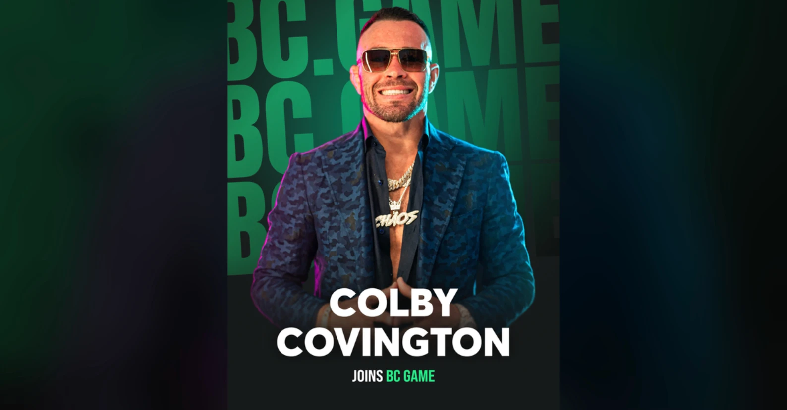BC Game Welcomes Back Colby Covington As Global Brand Ambassador